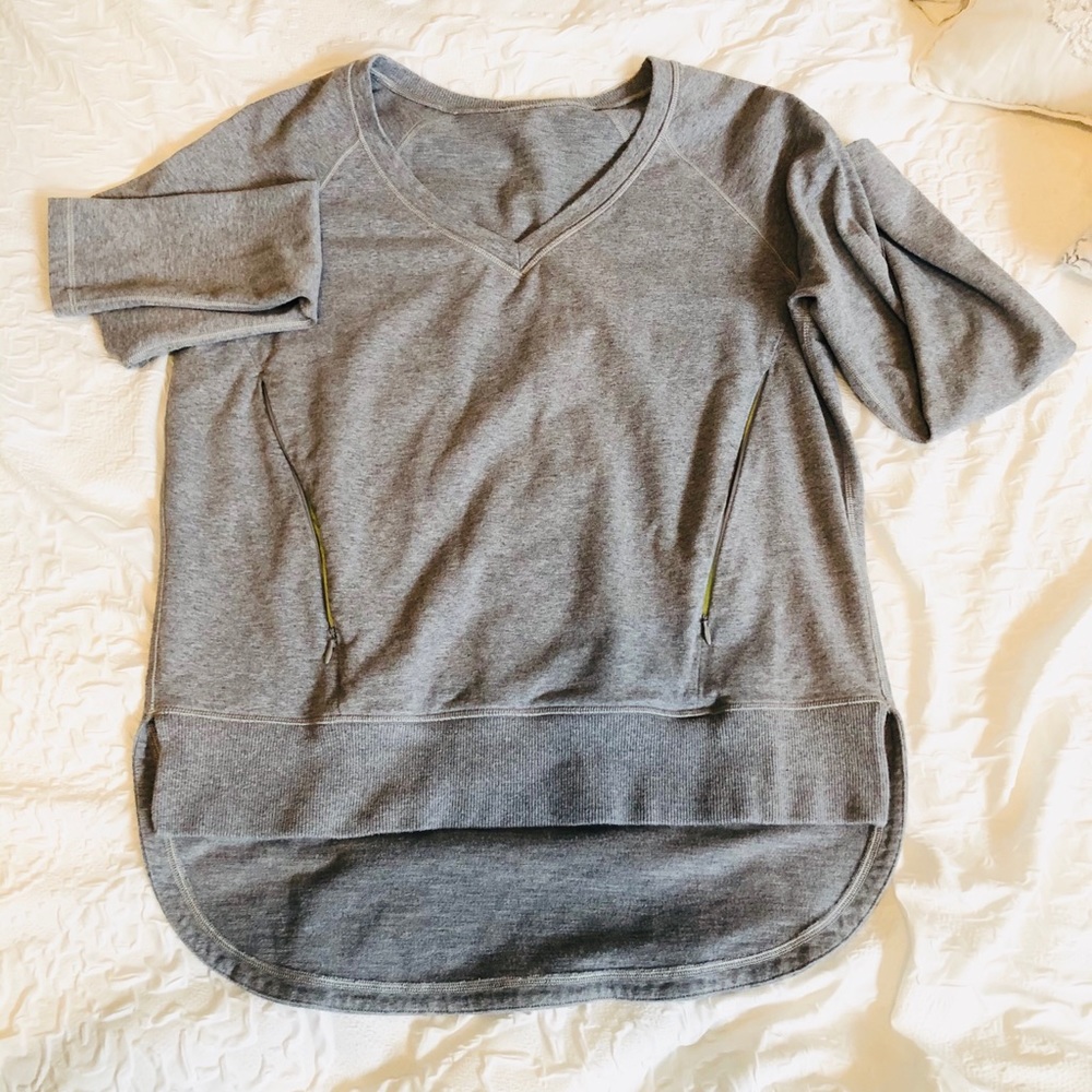 Lululemon Gray Pullover Sweater